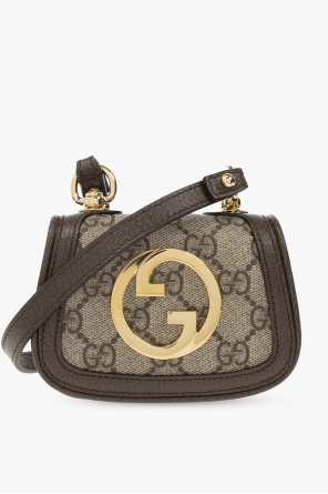 トートバッグ GUCCI FW23 Shopping 'Gucci Blondie' (7515181AAOW 9022) Gucci Blondie large top handle bag in light brown suede